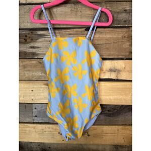 Girls Of One Sea, 3/4 Plumeria One Piece Swimsuit Bathing Suit